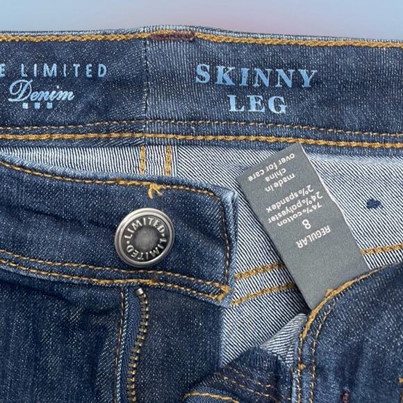 THE LIMITED Women’s 8 Skinny Leg Blue Jeans - Picture 4 of 4